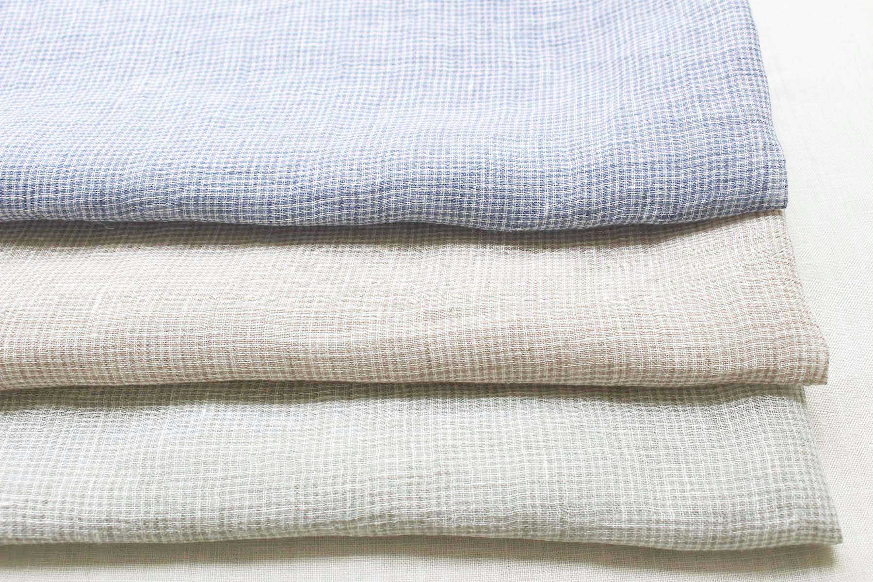 one washed linen　Kelly ワンウォッシュ　リネンストライプ　ケリー　